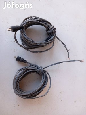 2x4.8méter hangfal kábel gyári öntött din dugókkal 