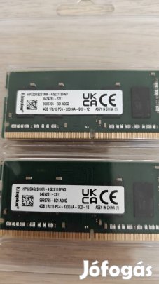 2x4 GB HP Kingston SO-DIMM DDR4