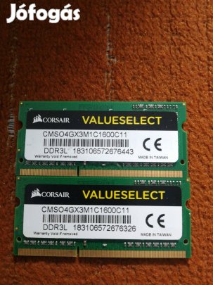 2x4gb ddr3 laptop memoria
