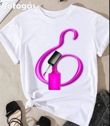 2xl fehér póló E betűvel új