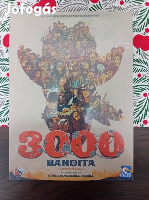 3000 Bandita társasjáték bontatlan 