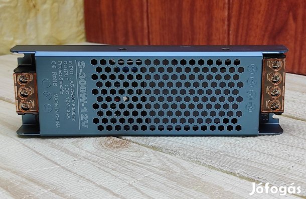 300W AC/DC 12V 25.0A tápegység led szalag led panel, kamera tápegység