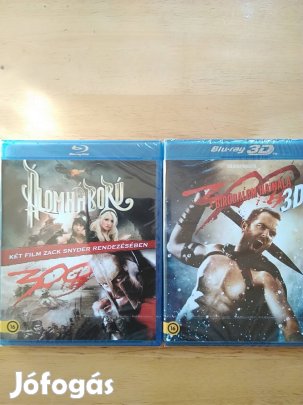 300 / Álomháború + A Birodalom hajnala 2D + 3D blu-ray Új