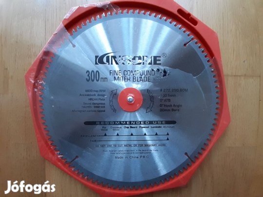 300-as 100 fogas vídiás körfűrészlap