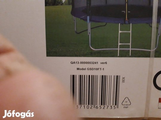 305 Cm es trambulin bontatlan csomagolsban