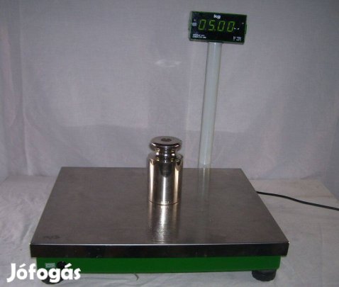 30/60 kg-os kétkijelzős elektromos mérleg