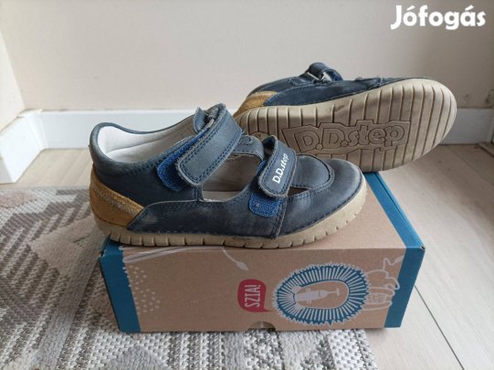 30 D.D.step benti átmeneti nyári nyitott cipő - kék, ajándék cipővel