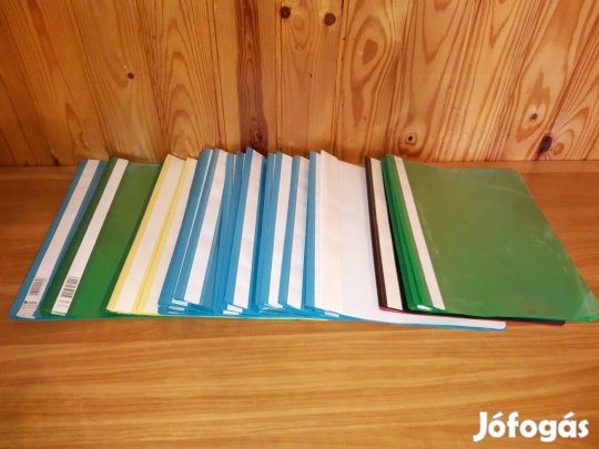 30 db A4 lefűző mappa, fűzős irattartó dosszié bemutató mappa