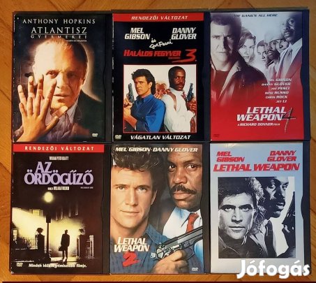 30 db DVD egyben ritkaságok