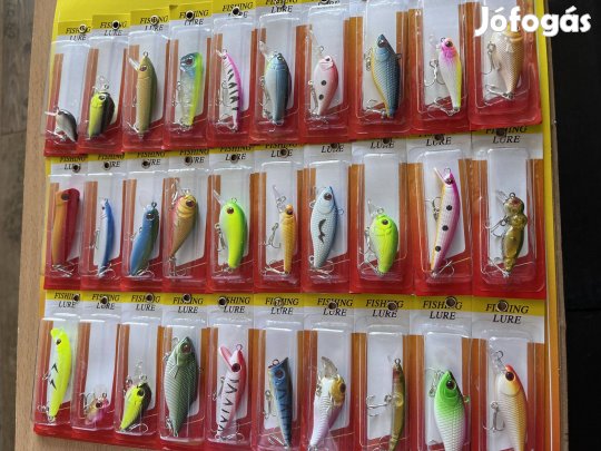 30 db-os 3-6 cm közötti #wobler eladó