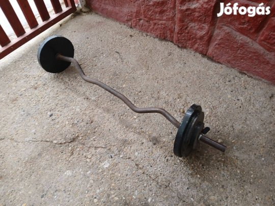 30 kg francia rúd súlyzó súly tárcsasúly súlykészlet szett készlet