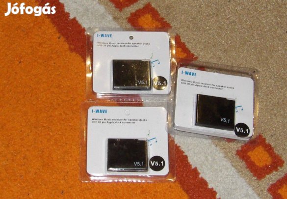 30 tűs Iphone csatlakozós 5.1-es Bluetooth adapter