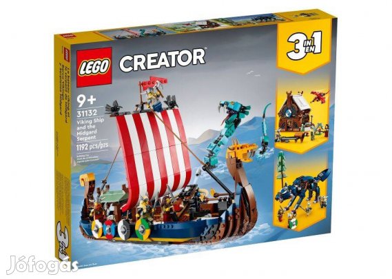 31132 LEGO Creator 3in1 Viking hajó és a Midgard kígyó
