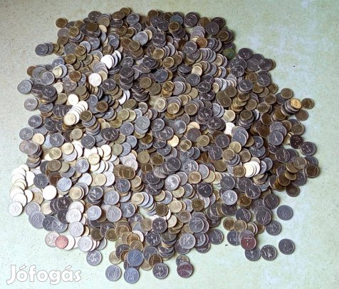 3156 Gramm 1 és 2 Forintos 1992-2008 Magyarország 3,15 Kg