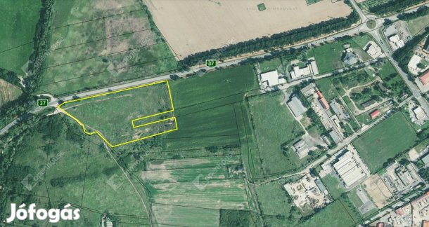 31.527 m2 ipari terület közvetlenül a 37-es főút mellett Sárospatakon