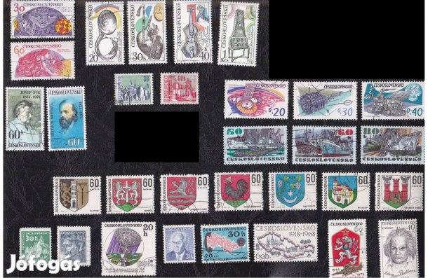 31 db bélyeg Csehszlovákia 1960-70-es évek -O-