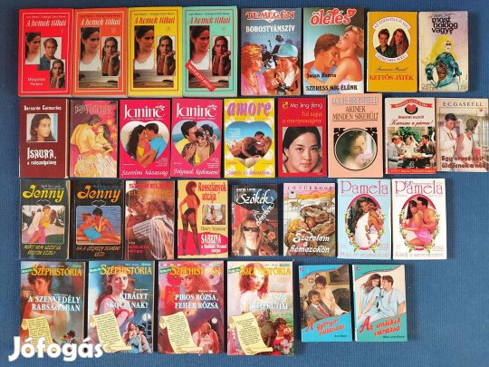 31 db romantikus szerelmes könyv kisregény