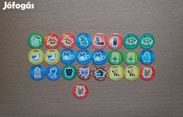 31 db világító Pokémon Tazo világítós