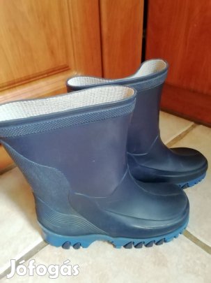 31-es gyerek bélelt, minőségi olasz gumicsizma új állapotban
