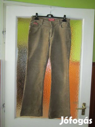 31-es sztreccses barna kordbársony nadrág