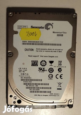 320GB Seagate Laptop Hdd 100%