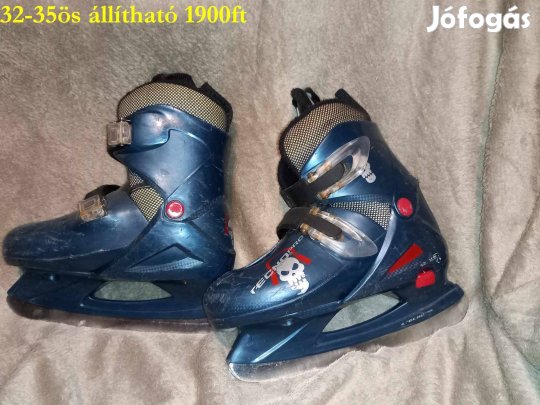 32-35-ö állítható gyerekkorcsolya, jégkori, 1900ft