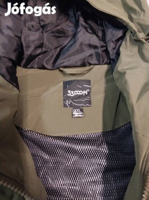 33,000ft férfi vízálló téli kabát - XXL - új, címkés