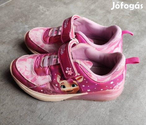 33-as használt állapotú világítós talpú My Little Pony cipő