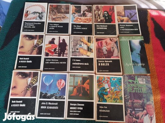 33 db orvoskrimi, krimi egyben