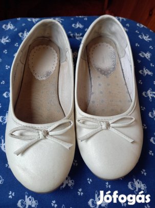 33 méretű Deichmann fehér alkalmi cipő 