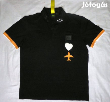 33ezres Hugo Boss limitált szériás galléros póló nagy XL slimfit XXL