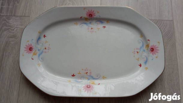 34*23 virágos ovális kínáló tál 800 Ft