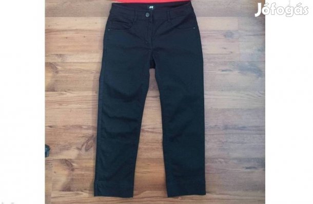 34-36-os szép fekete H&M 7/8-os csinos női nadrág