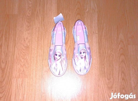 34 bth21 új címkés H&M Disney Elsa/Elza mintás cipő