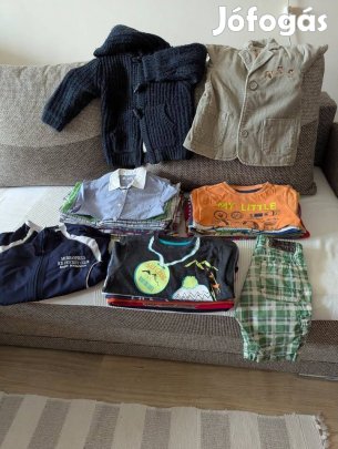 34 db fiú ruha csomag 3-4 éves