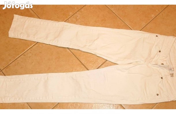 34-es méretű fehér farmernadrág Mango - mérve