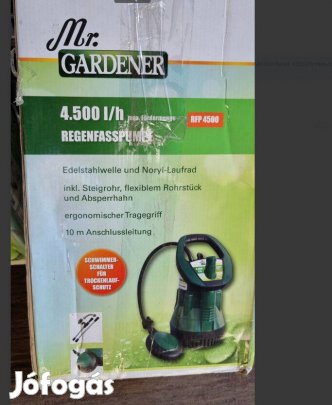 350W-os kompakt merülő tiszta víz szivattyú 4500liter/óra vízhozammal