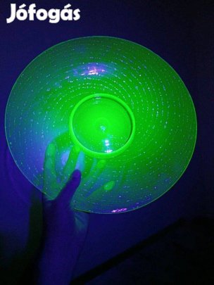 35,7 cm gyömölcs tálaló tál uránüveg tányér uránium üveg