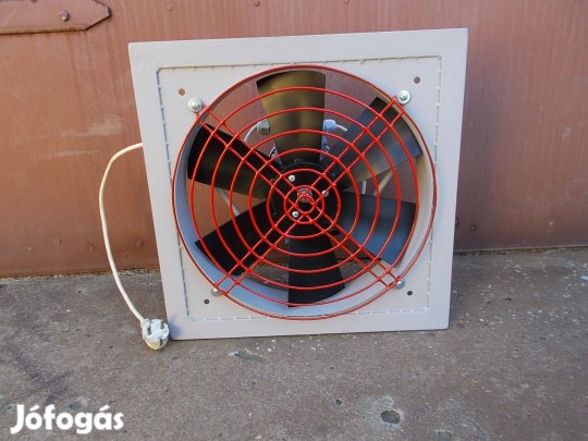 35 cm-es felújított ipari ventilátor 220V-180W-os villanymotorral