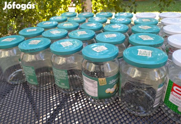35 db 370 ml-es befőttes üveg