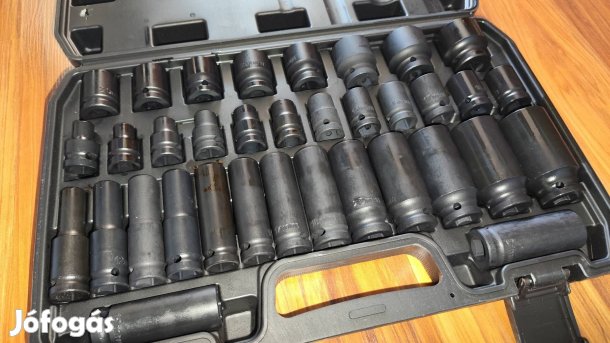35 részes 1/2" dugókulcs készlet üthető gépi