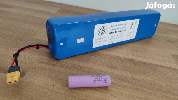 36V 10.5Ah Lanway Longrange Kugoo Nagyhatótávú Elektromos Roller Akku