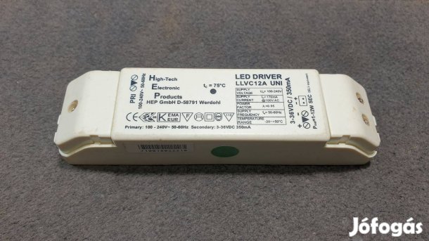 36V DC 350 mA LED driver eladó