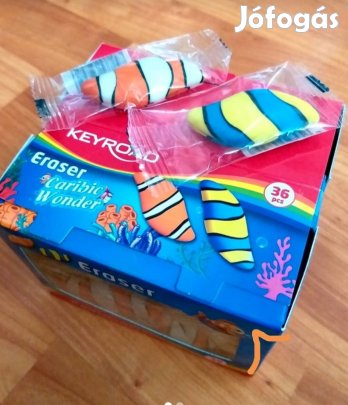 36 db nemo senilla mintajú radír egy teljes bontatlan doboz
