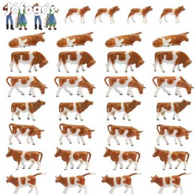 36 db-os Tehenes Farm Szett.  HO/1:87 méret  (4118)