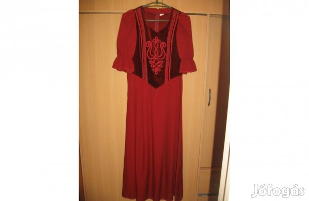 36-os, gyönyörű tulipános ruha, újszerű állapotban