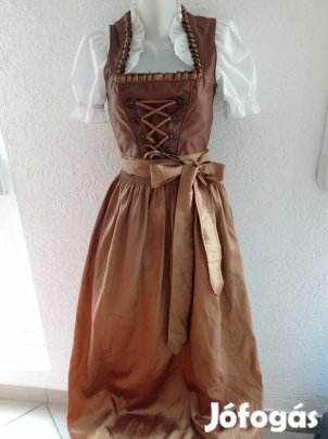 36-os hosszú dirndl ruha köténnyel 