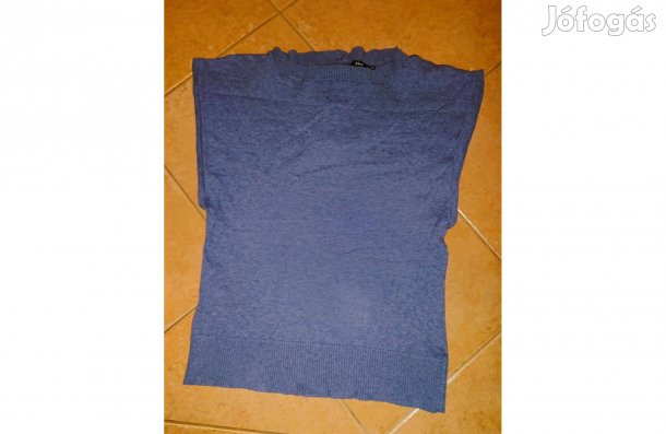 36-os kék kötött mellény - zero