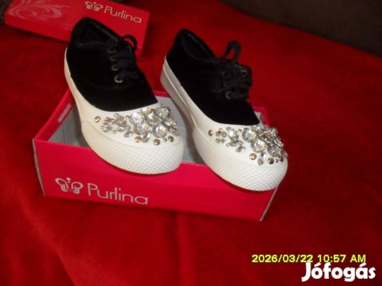 36-os női strasszos cipő eladó