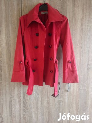 36-os piros női elegáns átmeneti félkabát Artz Modell
